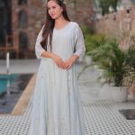 Seashell Aurora Anarkali Dress